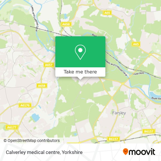 Calverley medical centre map