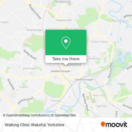 Walking Clinic Wakeful map