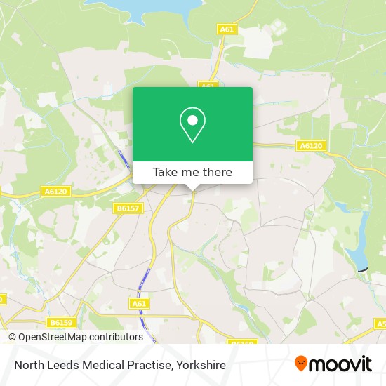 North Leeds Medical Practise map