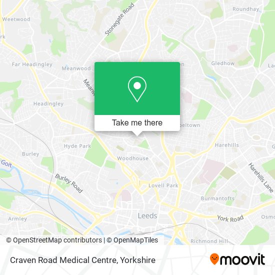 Craven Road Medical Centre map