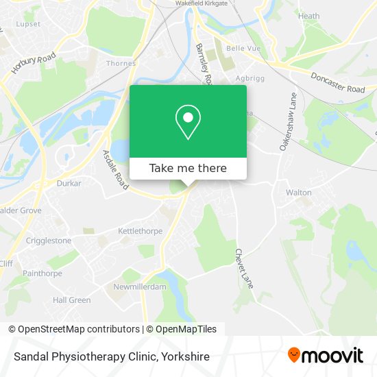 Sandal Physiotherapy Clinic map