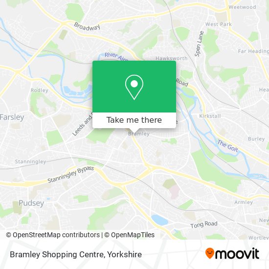 Bramley Shopping Centre map