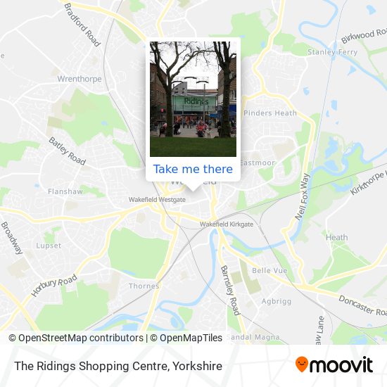 The Ridings Shopping Centre map
