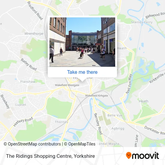 The Ridings Shopping Centre map