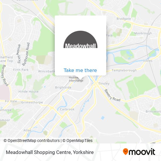 Meadowhall Shopping Centre map