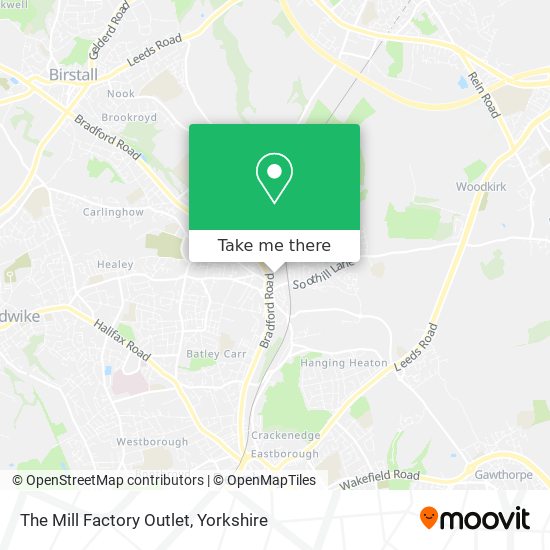 The Mill Factory Outlet map
