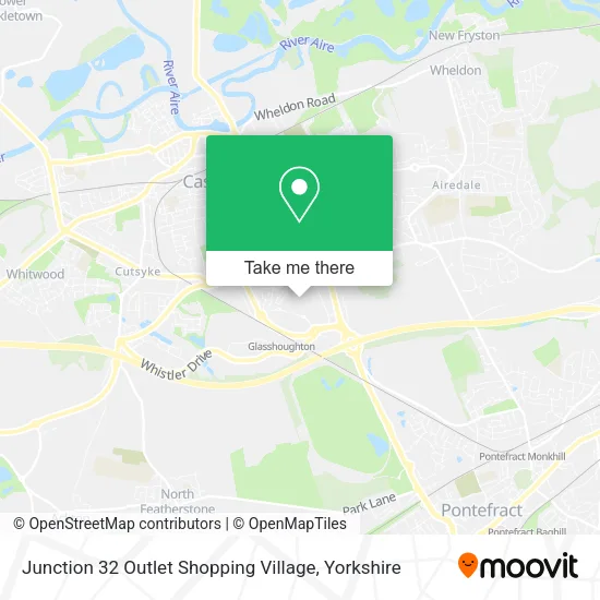 Junction 32 Outlet Shopping Village map