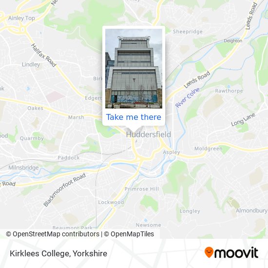 Kirklees College map