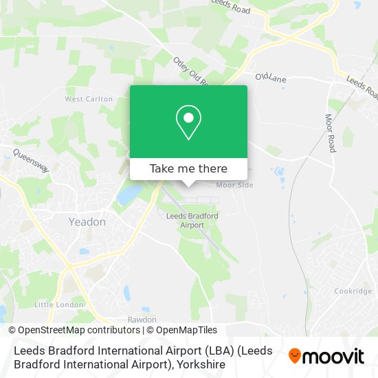 How to get to Leeds Bradford International Airport (LBA) (Leeds