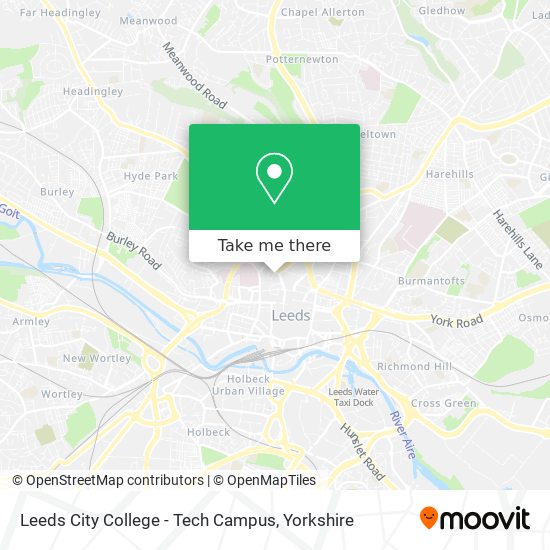 Leeds City College - Tech Campus map