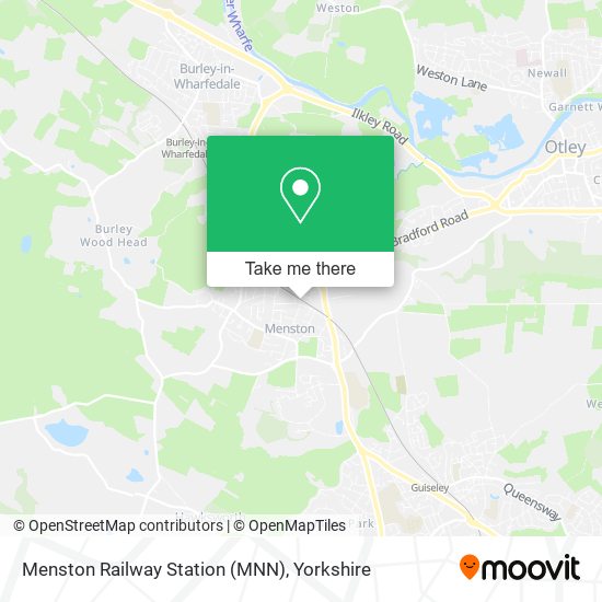 Menston Railway Station (MNN) map