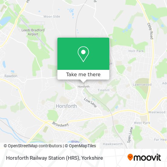 Horsforth Railway Station (HRS) map