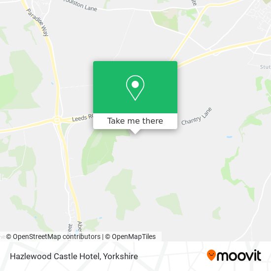 Hazlewood Castle Hotel map