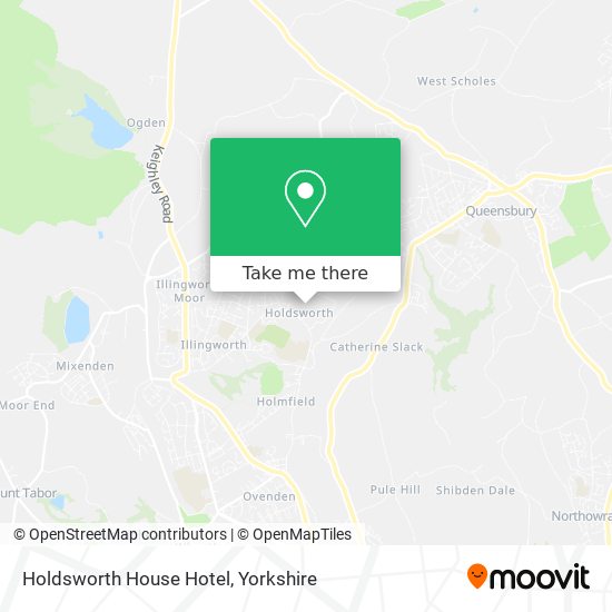 Holdsworth House Hotel map