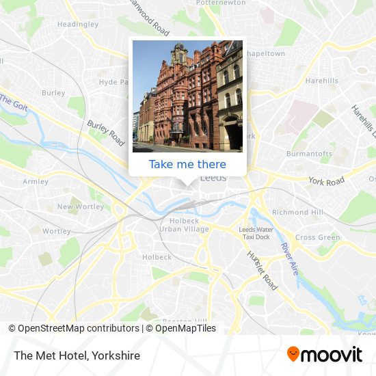 The Met Hotel map