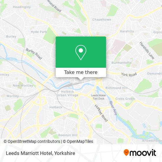 Leeds Marriott Hotel map