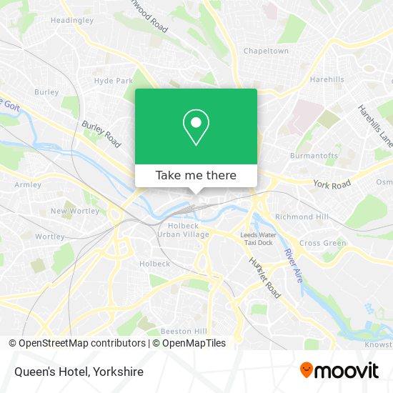 Queen's Hotel map