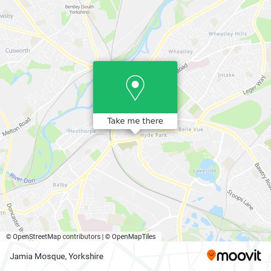 Jamia Mosque map