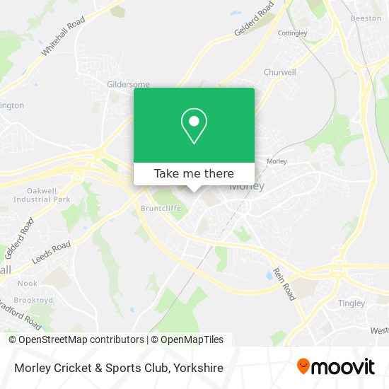 Morley Cricket & Sports Club map