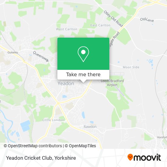 Yeadon Cricket Club map