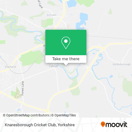 Knaresborough Cricket Club map