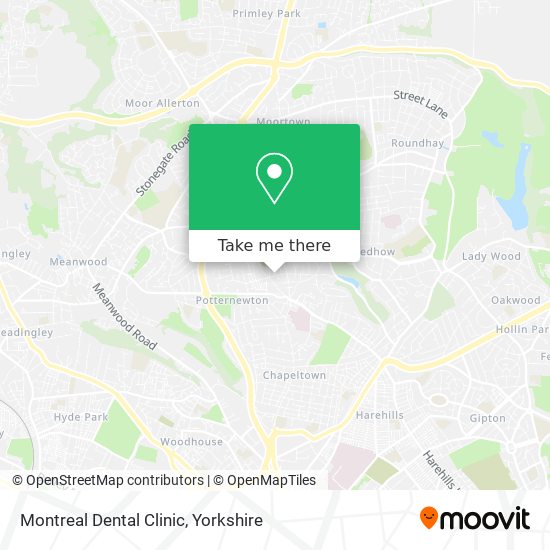 Montreal Dental Clinic map