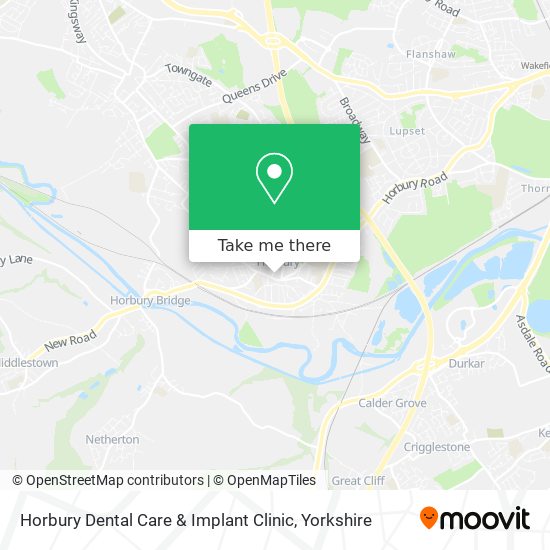 Horbury Dental Care & Implant Clinic map