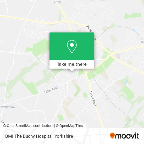 BMI The Duchy Hospital map