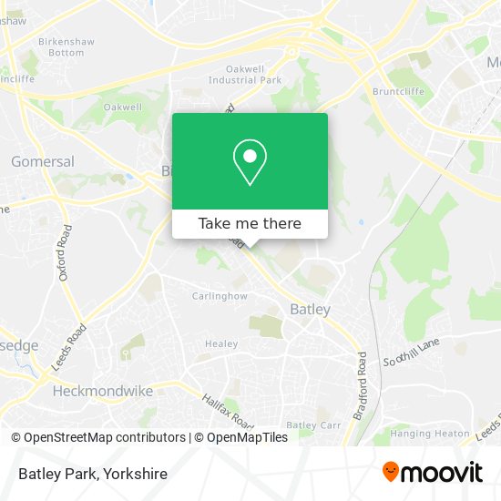 Batley Park map