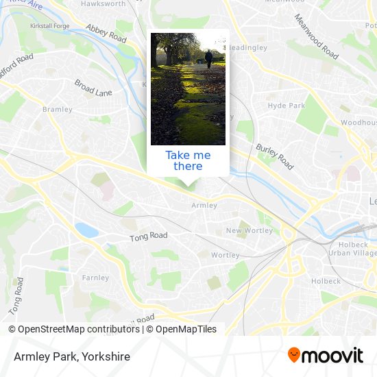 Armley Park map