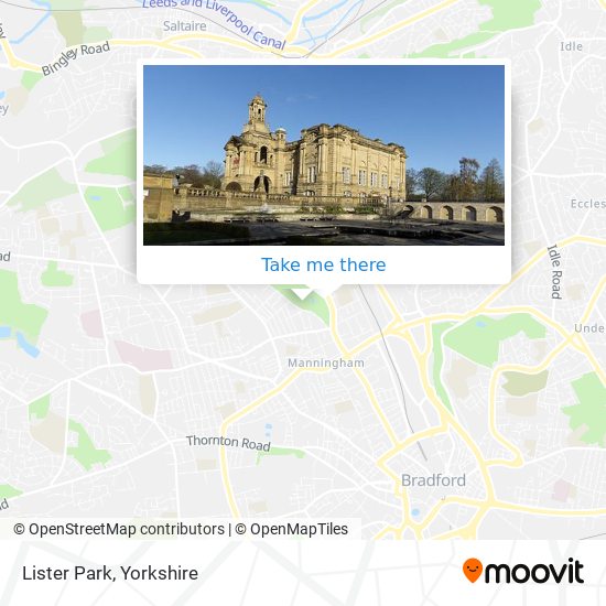 Lister Park map