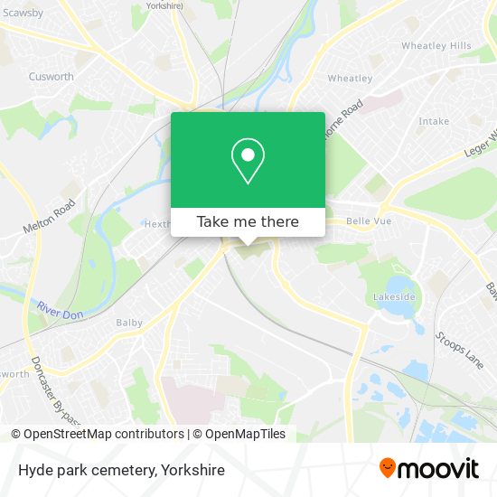 Hyde park cemetery map