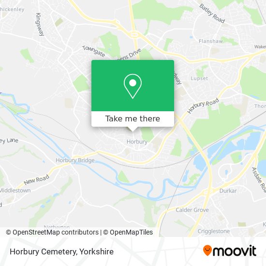 Horbury Cemetery map