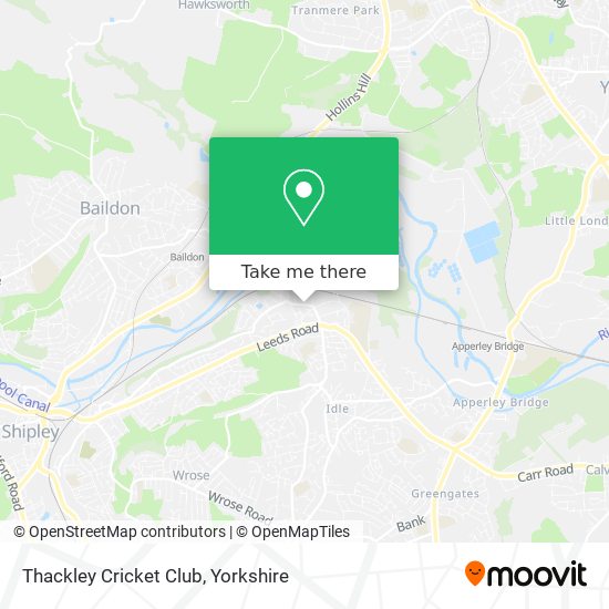 Thackley Cricket Club map