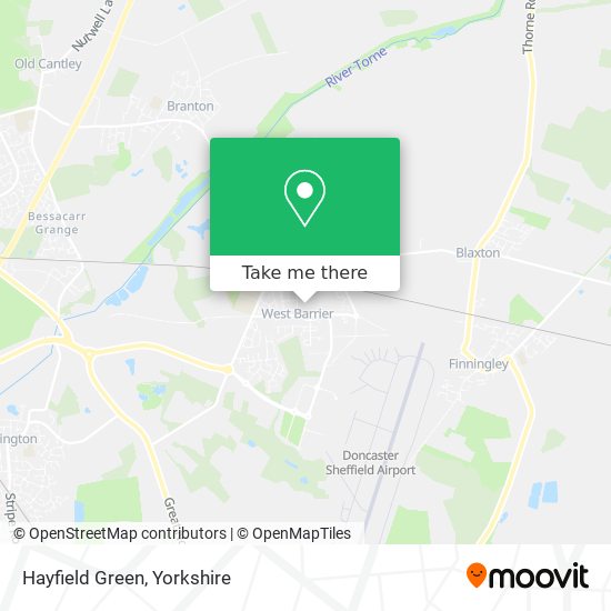 Hayfield Green map
