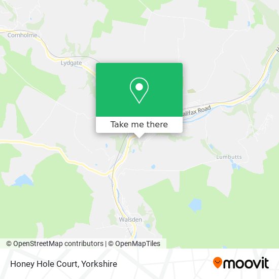 Honey Hole Court map