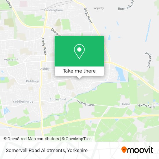 Somervell Road Allotments map