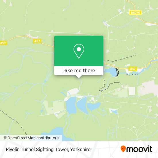 Rivelin Tunnel Sighting Tower map