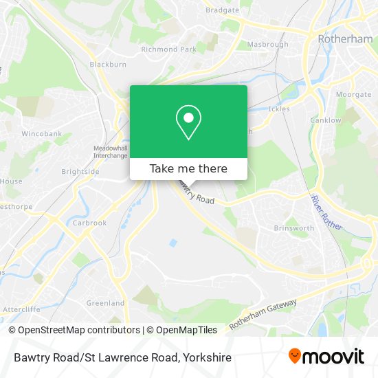 Bawtry Road/St Lawrence Road map