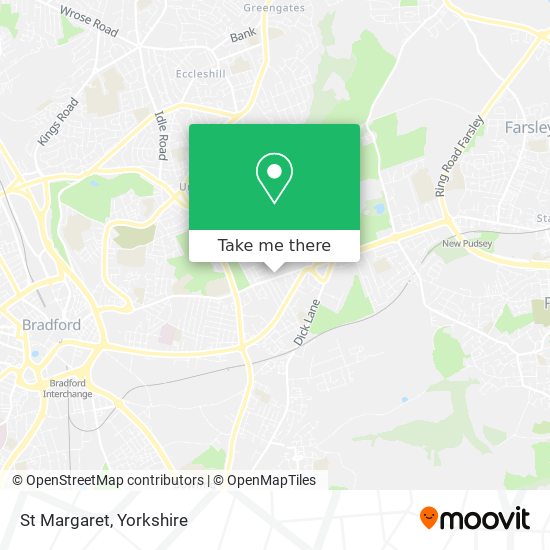 St Margaret map