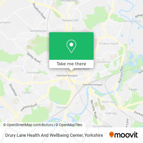 Drury Lane Health And Wellbeing Center map