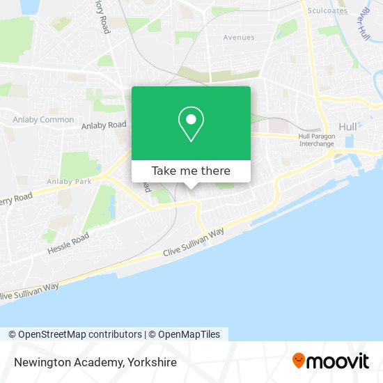 Newington Academy map