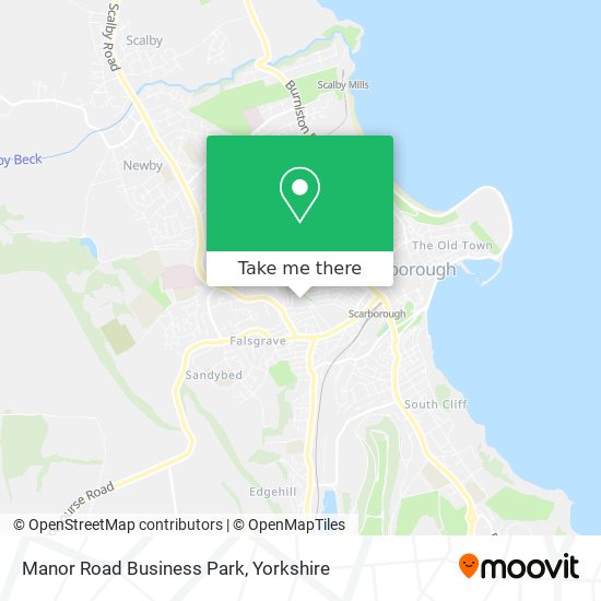 Manor Road Business Park map