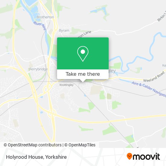 Holyrood House map