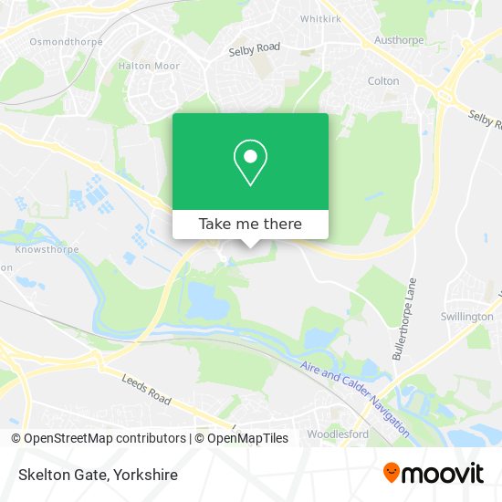 Skelton Gate map