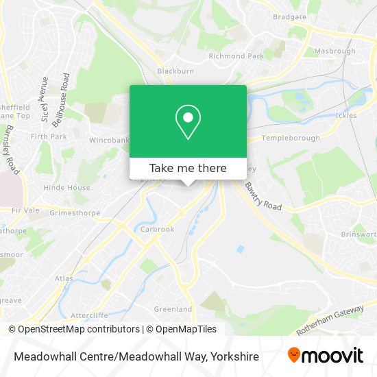 Meadowhall Centre / Meadowhall Way map