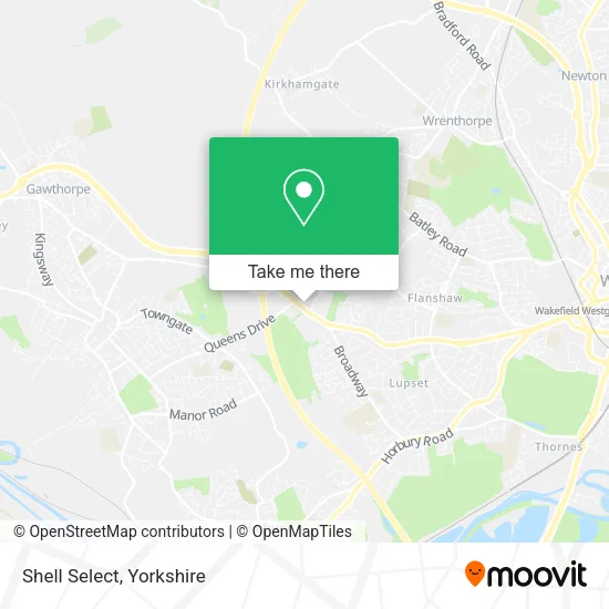 Shell Select map