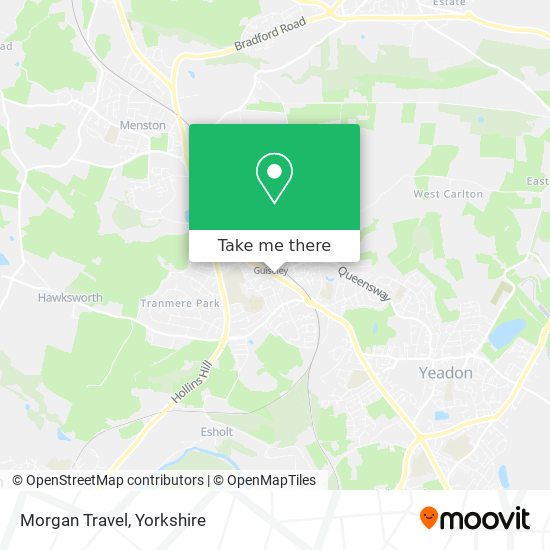 Morgan Travel map