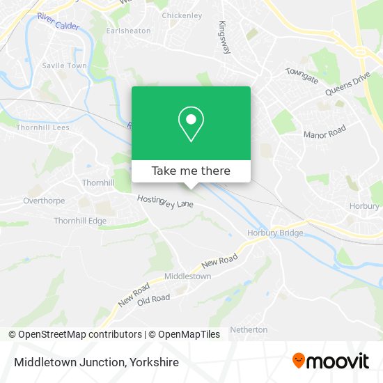 Middletown Junction map