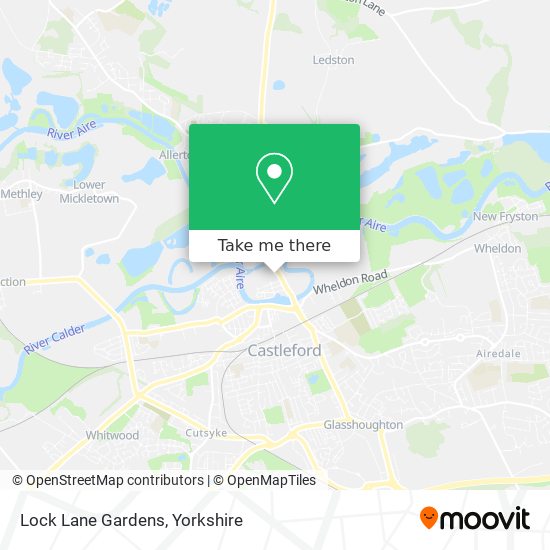 Lock Lane Gardens map